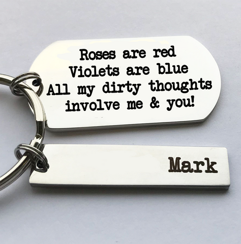 ALL MY DIRTY THOUGHTS KEYRING!