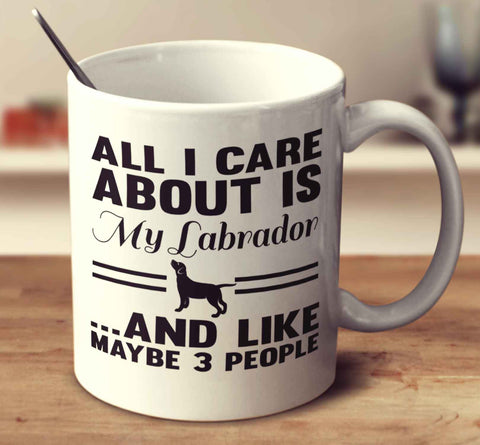 All I Care About Is My Labrador And Like Maybe 3 People