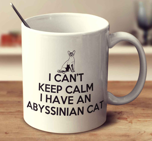 I Can't Keep Calm I Have An Abyssinian Cat
