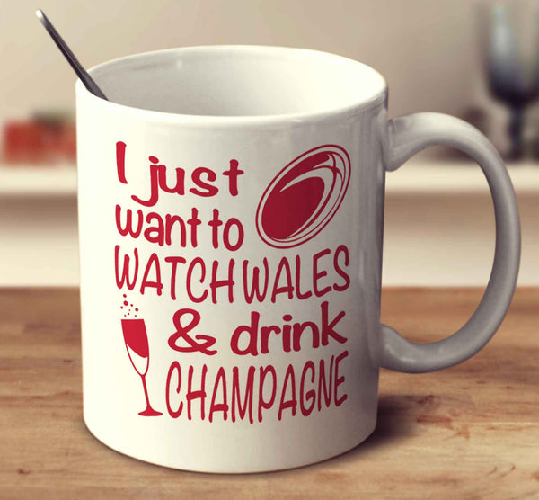I Just Want To Watch Wales And Drink Champagne