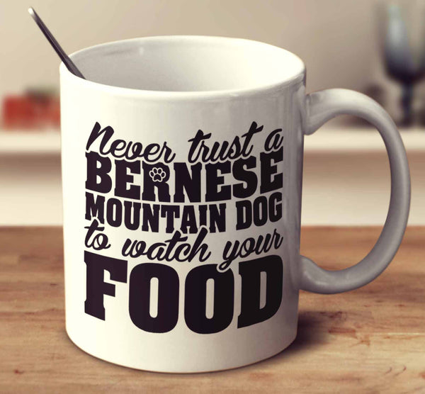 Never Trust A Bernese Mountain Dog To Watch Your Food