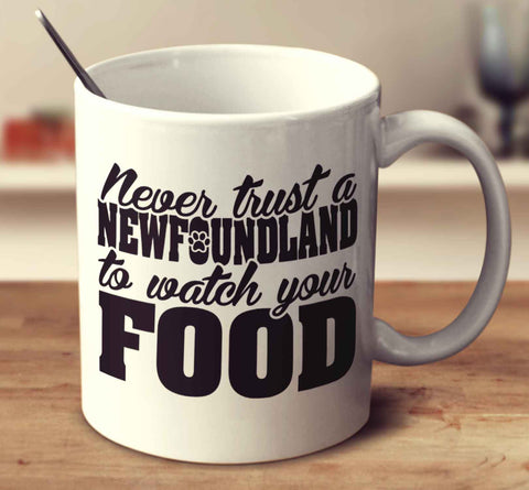 Never Trust A Newfoundland To Watch Your Food