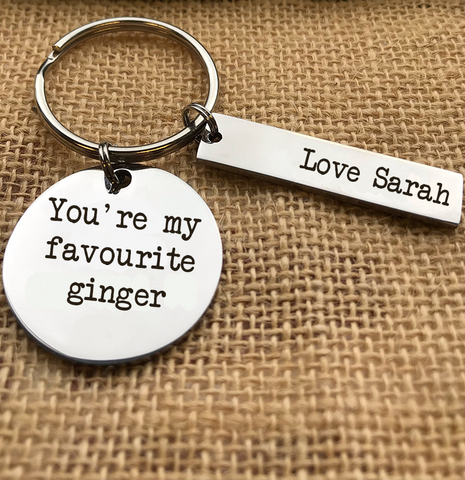 YOU'RE MY FAVOURITE GINGER KEYRING