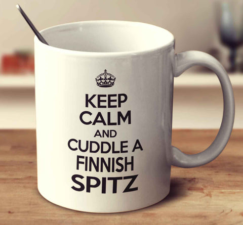 Keep Calm And Cuddle A Finnish Spitz