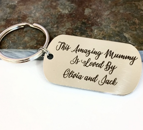 This Amazing Mummy Custom Keyring