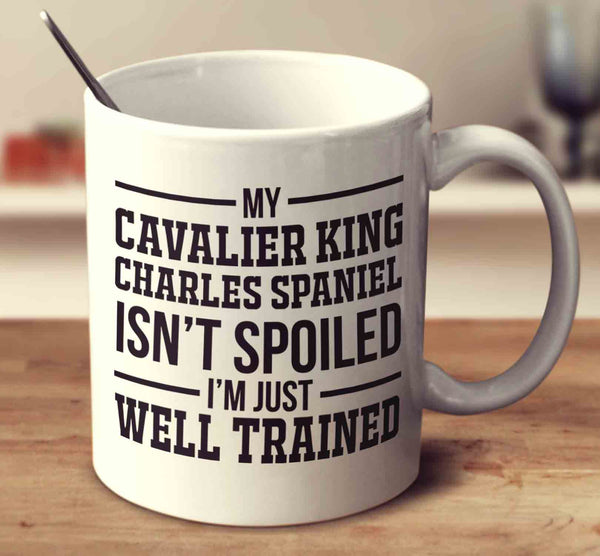 My Cavalier King Charles Spaniel Isn't Spoiled I'm Just Well Trained