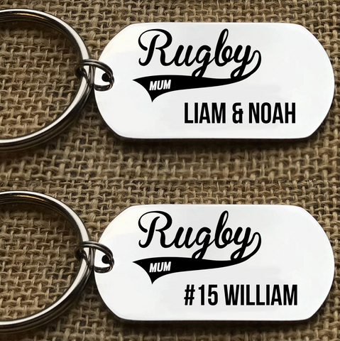 Rugby Keyrings