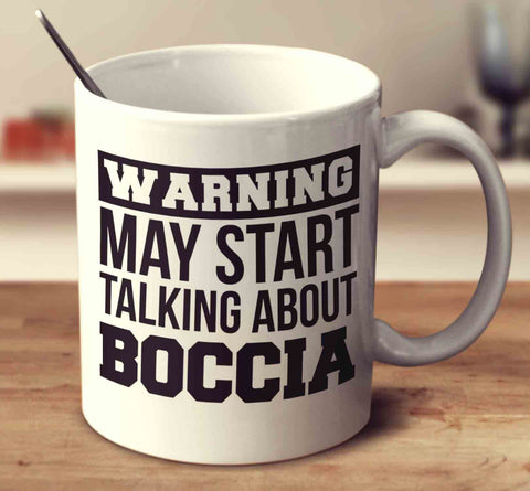Warning May Start Talking About Boccia